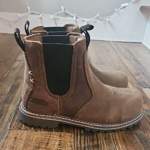 Kodiak Women's Steel Toe Tan Leather Safety Boots